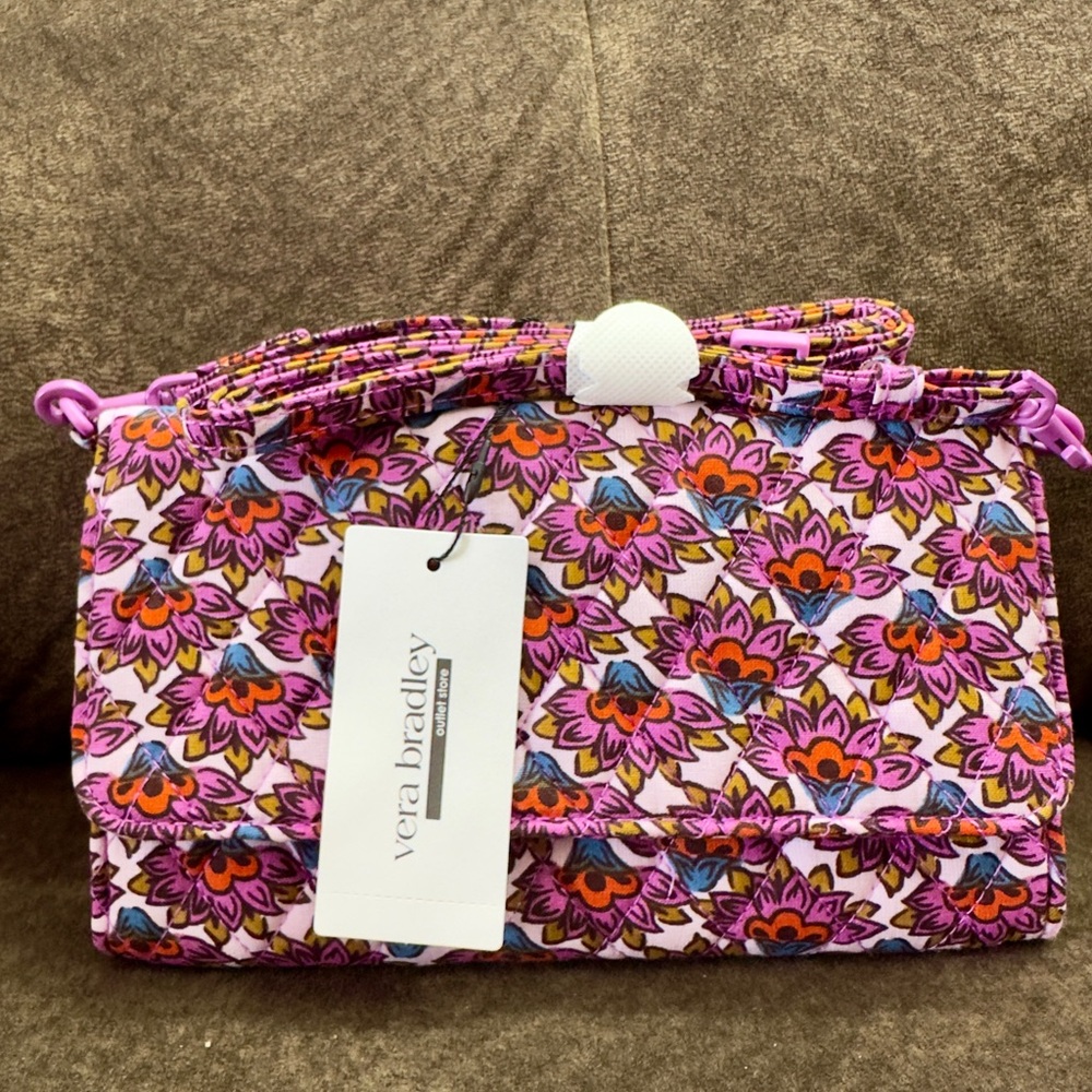 Vera Bradley Multicolor Floral Wallet Crossbody